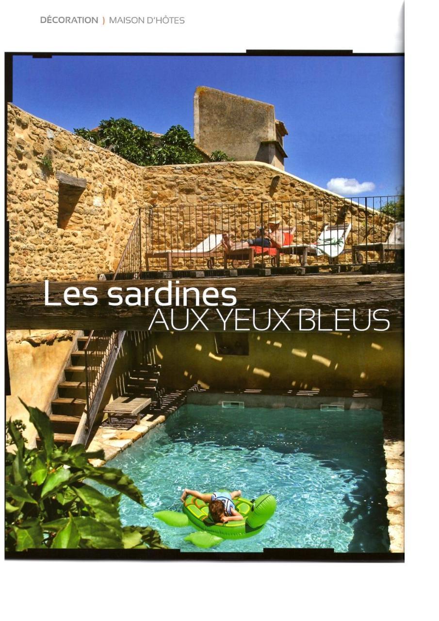 Les Sardines Aux Yeux Bleus Chambres D'Hotes Aigaliers Екстер'єр фото